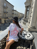 T-shirt  NAMASTE biały