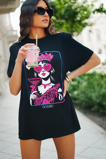 T-shirt Lady black