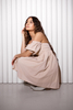 MERIDA beige dress