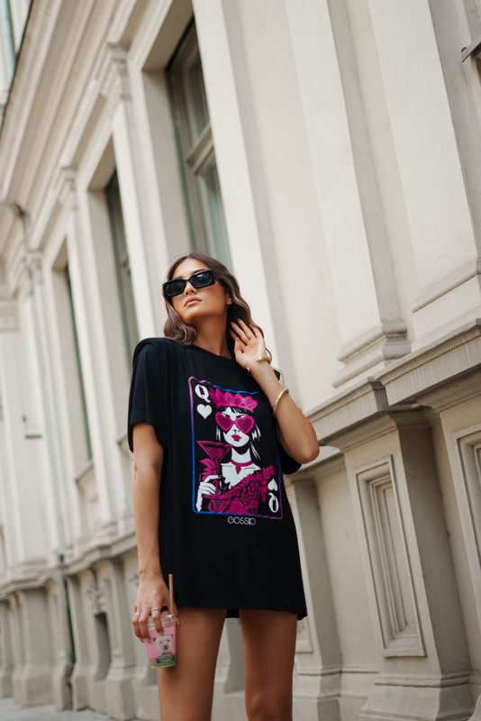T-shirt Lady black