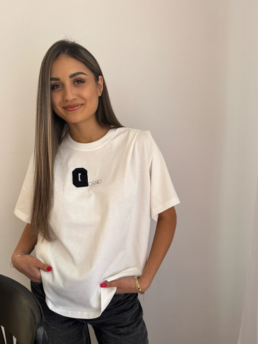 T-shirt GOSSIP biały