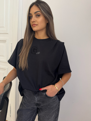 T-shirt GOSSIP czarny