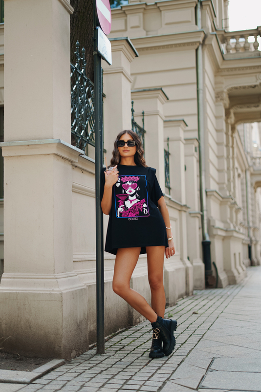 T-shirt Lady black