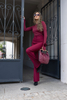Bluzka Rose bordo