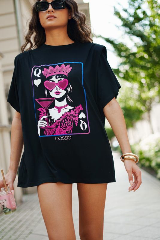 T-shirt Lady black