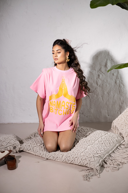 NAMASTE T-shirt pink