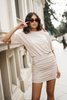 Linda beige dress