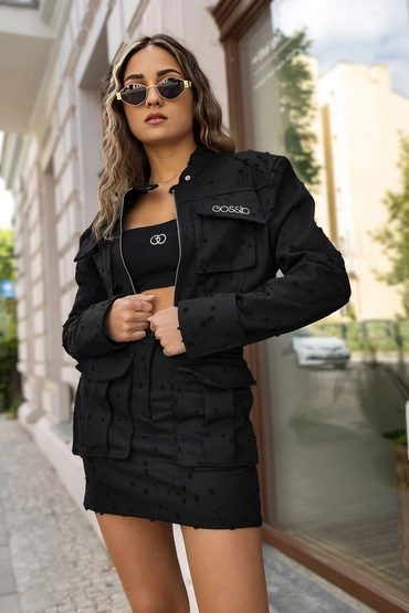 Spódnica DENIM czarna